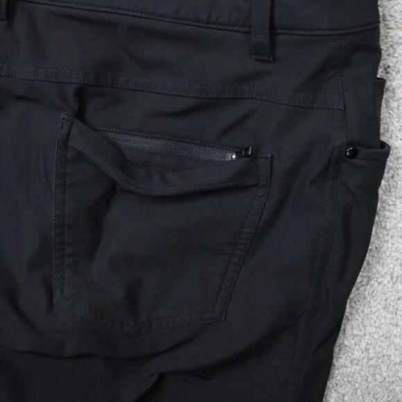 Lululemon Pants Mens 32 Black ABC Warpstreme Classic fit Straight 30" inseam - Picture 11 of 12